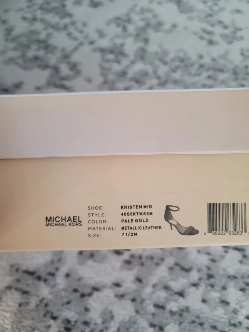 Michael Kors Kristen Mid Metallic Leather Shoes (Size 7.5M)